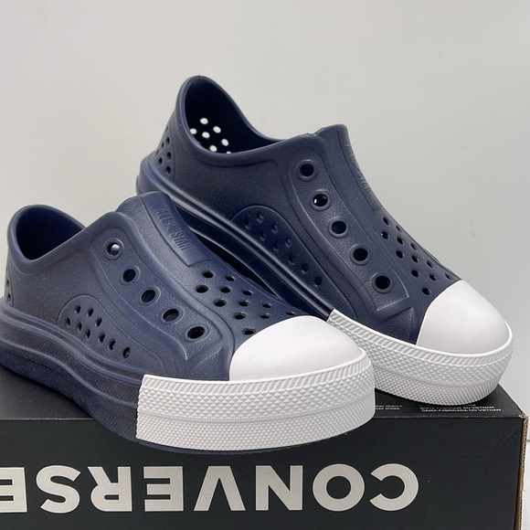 Converse Kids CTAS PLAY LITE CX SLIP OBSIDIAN/OBSIDIAN/WHITE A06665C Sne… - Picture 6 of 16